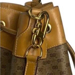 Original GG Tan leather YG strap/string only. EUC